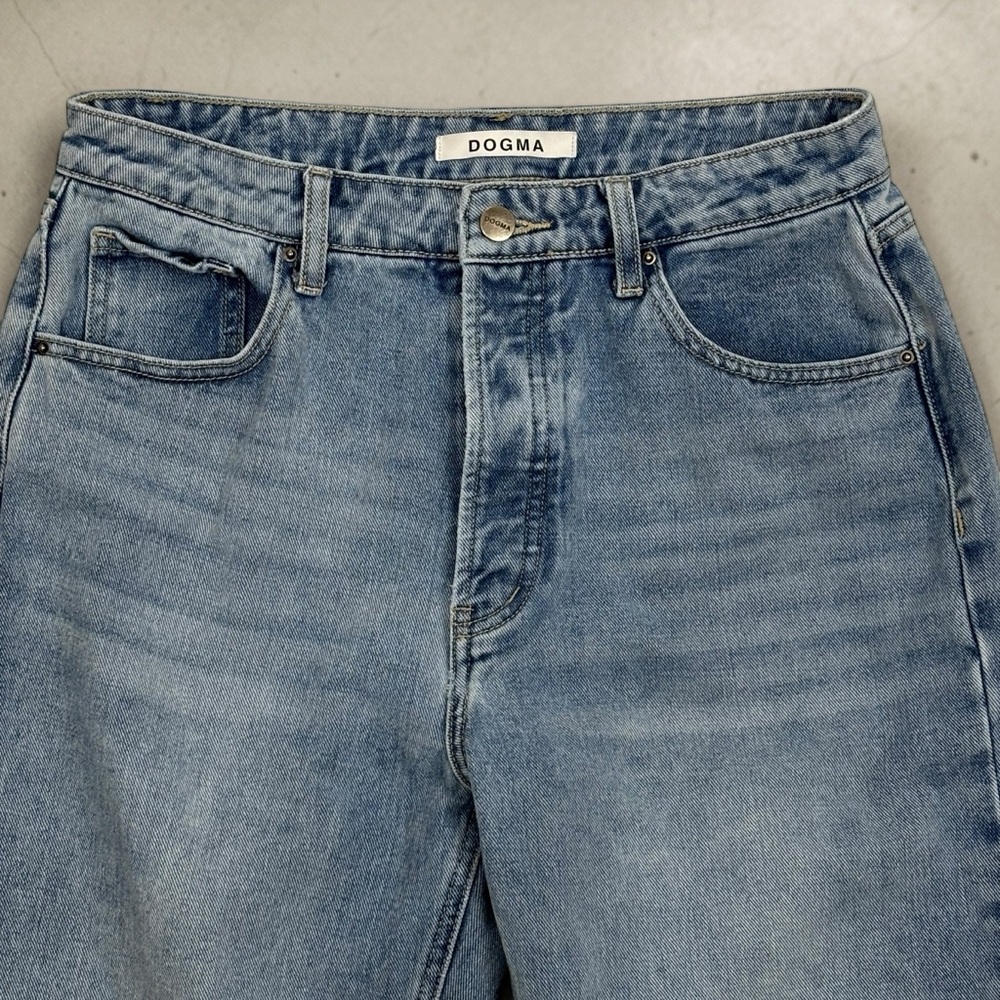 DOGMA Jeans Light Wash Blue Straight Leg Size 9 | Scandi Girl - Picture 9 of 11